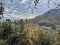 Gardasee: Olivenhain mit ca. 250 Olivenbäumen und Seeblick in Toscolano-Maderno - Ausblick in die Berge