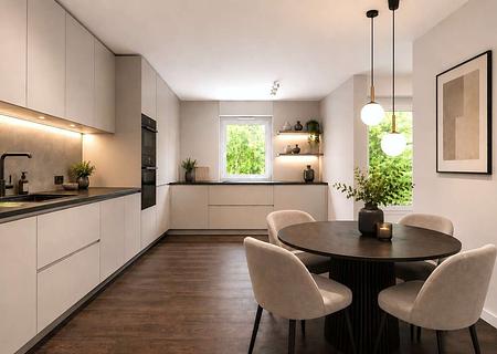 Exklusive 3,5-Zimmer-Wohnung mit Design-Ausstattung & urbanem Wohngefühl - Küche
