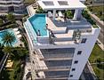 Appartements mit 2 Schlafzimmern, Klimaanlage, Fußbodenheizung in Bädern, Tiefgaragenstellplatz und Gemeinschaftspool nur 650 m vom Strand