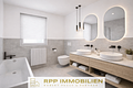Lichtdurchflutete 4,5-Zimmer-Wohnung mit Süd-Balkon und Privatgarten in Lohhof - Visualisierung Badezimmer