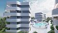 Appartements mit 2 Schlafzimmern, 2 Bädern, Klimaanlage und Einbauküchen mit Elektrogeräten in abgeschlossener Anlage mit Gemeinschaftspool und SPA