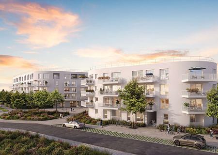 2-Zimmer-Wohnung mit 54,69 m² in VIVA MITTE – durchdacht für Homeoffice und Freizeit | 2. OG - Modernes Wohnensemble