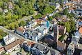 Moderne 2-Zimmer-Wohnung mit Terrasse und Garten in guter Lage - Luftbild vorne