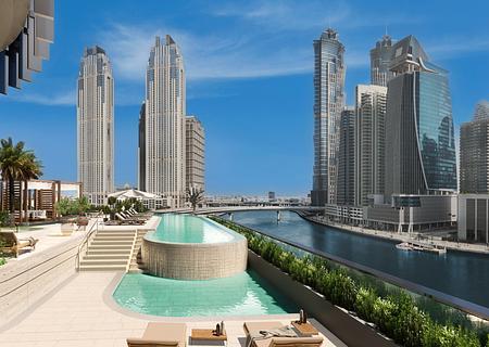 Dubai Canal Promenade - Business Bay - One River Point_Pool