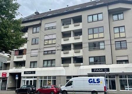 MANNHEIM: Gepflegte1,5-Zimmer-Eigentumswohnung im 4. OG mit Aufzug und Stellplatz - 9-Aussenansicht