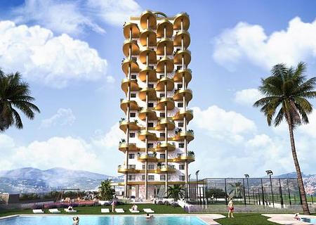 Luxuriöse 3-Schlafzimmer-Appartement in Calpe - 145 m² Wohnfläche, 2 Bäder, 2 Terrassen, Parkplatz. - K800 1 CAMPORROSSO GOLDEN LEAVES