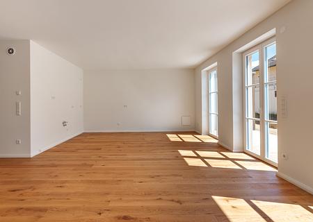 Zum Erstbezug: Modernes, familiengerechtes Reihenmittelhaus mit Westterrasse und Privatgarten - Lichter Wohn-/Essbereich
