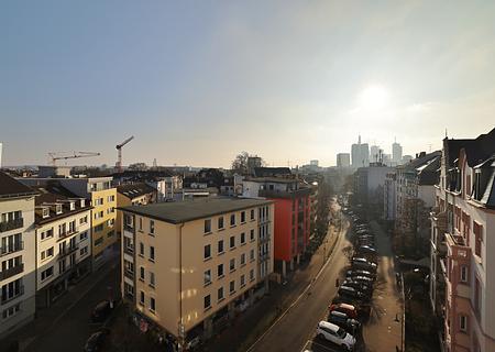 Willkommen im Nordend! 2-Zimmer-Wohnung mit gemeinschaftlicher Dachterrasse - Ausblick