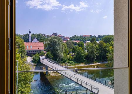Exklusives Dachterrassen-Juwel mit Panoramablick über den Lech und die Landsberger Altstadt! - Pittoresker Ausblick