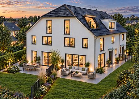 In 4 Monaten Bezugsfertig! Kaufpreiszahlung bei Fertigstellung - Ruhige Lage von Gilching! - Außenvisualisierung 