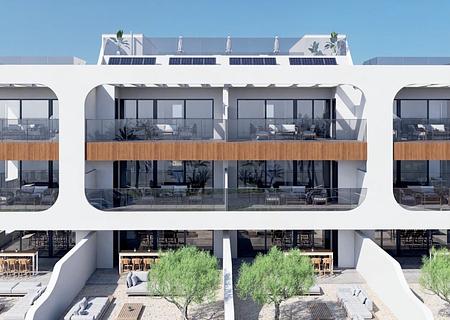 Penthouse-Wohnungen mit 3 Schlafzimmern, 2 Bädern, Dachterrasse, Tiefgaragenstellplatz und Gemeinschaftspool