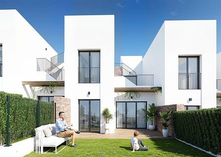 Wunderschöne Reihenhäuser mit 3 Schlafzimmern, 3 Bädern, Keller, Dachterrasse, Kfz-Stellplatz und Gemeinschaftspool bei Alenda Golf