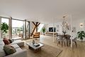 Bogenhausen - Luxus-Dachterrassenwohnung – Exklusives Wohnen im prachtvollen Altbaujuwel - Wohn_Essbereich