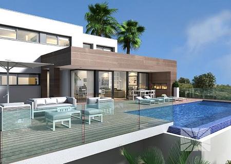 Villa Del Puerto - moderne Luxusvilla im Verkauf in der Wohnanlage Jazmines in Cumbre del Sol - AJ093-01