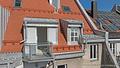 Jetzt reduziert! Lichtdurchflutete Altbauwohnung in historischem Anwesen in Bestlage Bogenhausen - Blick auf Balkon vor Küche