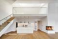 Villen-Architektur trifft Design-Ästhetik: Wohnung mit Dachterrasse zum Erstbezug - offene Küche (Visualisierung) 