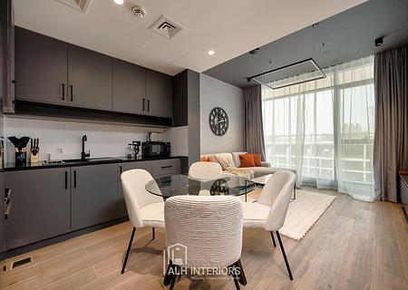 Deutscher Inhaber - Erstbezug Ende 2024 - Jumeirah Village Circle - Komplett eingerichtet - sofort einziehen oder vermieten - Living room