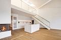 Villen-Architektur trifft Design-Ästhetik: Wohnung mit Dachterrasse zum Erstbezug - Offene Küche (Visualisierung)