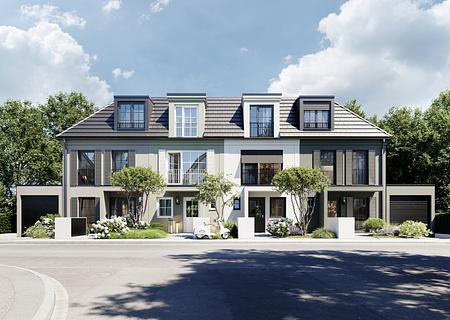 Familienfreundliches Stadthaus in sonniger Lage - Straßenansicht
