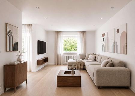 Großzügige 3,5-Zimmer-Wohnung mit zwei Loggien und großem Wellnessbad - Wohnbereich