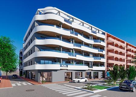 Appartements mit 2 Schlafzimmern, 2 Bädern und Gemeinschaftspool nur ca. 250 m vom Strand von Los Locos