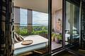Einzigartiges Penthouse am Englischen Garten mit Panoramablick über München und die Alpen - Ost-Loggia vor einem Schlafzimmer