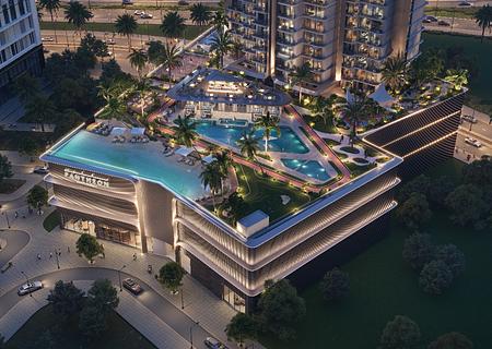 Jumeirah Village Triangle - Voxa - 2 Zimmer - VOXA_Podium