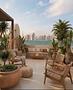 Dubai Islands mit Meerblick - roof garden  drign 