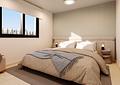 Obergeschoss-Wohnungen mit 3 Schlafzimmern, 2 Bädern, Dachterrasse, Tiefgaragenstellplatz, Gemeinschaftspools und beheizten Whirlpools