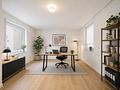 Schöne Doppelhaushälfte mit gepflegtem Garten, vielseitigem Souterrain & direktem Tiefgaragenzugang - Souterrain als Office visualisiert