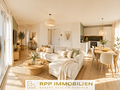 Erstbezug: Neubau-Penthouse mit Klimaanlage in beliebter Waldrandlage - Einrichtungsbeispiel Wohnzimmer