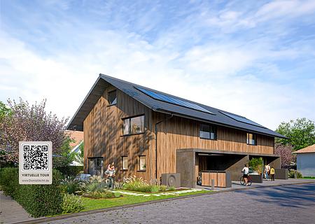 Landhäuser Hagenheim – Neubau-Doppelhaushälfte zwischen Landsberg und Ammersee - Hausansicht