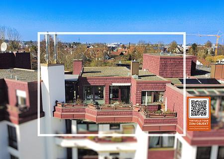 2-Zimmer-Penthouse mit Alpenblick und 38 m² Dachterrasse - Penthouse mit Dachterrasse