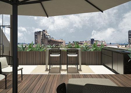 Mallorca Neubau einer Doppelhaushälfte in Palma, Santa Catalina zu verkaufen