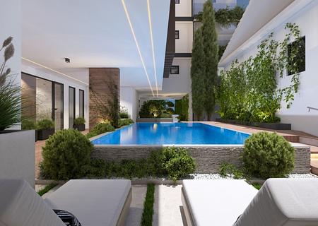 Resortleben im Herz von Pafos -
Voll möbliert und ausgestattet - CTL_POOL