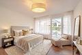 Gartenfeeling: Moderne und helle 2,5-Zimmer-Wohnung mit Südterrasse, Balkon und Pool - Virtuell möbliertes Schlafzimmer