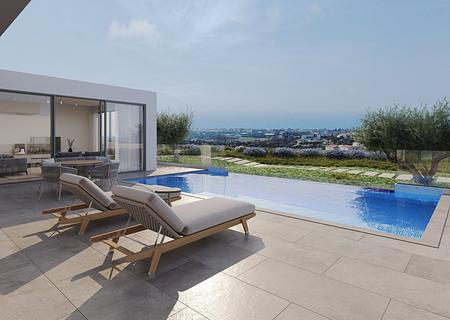 Villa mit Pool und Meerblick oberhalb Paphos - Villas in Tala_5