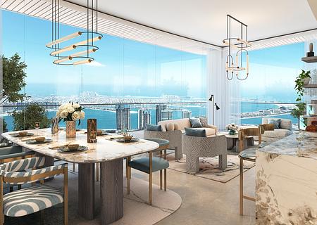 Dubai Harbour Bestlage - Damac Bay_3Bed_Living Cam-02_20230124_A