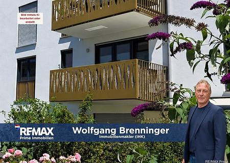 Zukunftstarker Fernwärmeanschluß: 2-Zimmer-Wohnung in Grafing zum Eigennutz oder Kapitalanlage - Das Bild wurde digital optimiert, ohne die tatsächlichen Gegebenheiten zu verändern
