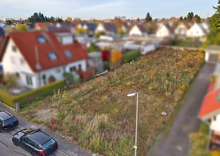 Großzügiges Baugrundstück mit 956 m² in begehrter Wohnlage – flexible Bebauungsmöglichkeiten - Drohnenaufnahme