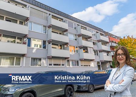 Stilvoll investieren mit fast 5% Rendite– vermietetes Apartment mit Westbalkon in Untersendling - www.remax-prime.de