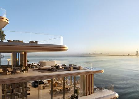 Palm Jumeirah Crescent - Strandlage - BINYAN_LIV3021_Plot31_S420_EXT_TerraceViews_Final3500