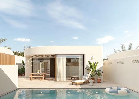 Wunderschöne Villen mit 4 Schlafzimmern, 3 Bädern, Gäste-WC, Privatpool und Garage im La Finca Resort