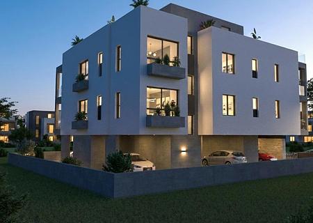 Exklusives 1-Bedroom-Apartment in Geroskipou–Koloni - New project Koloni_back night 