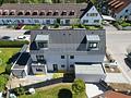 2 Doppelhaushälften in Dachau mit Garage / Süd-West-Garten bzw. Nord-West-Garten - Gartenseite