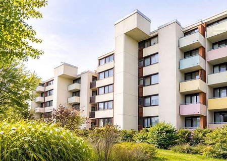 Ruhige, vermietete 2-Zi.-Whg. in Garching bei München mit EEK/ B ! - Hausansicht