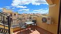 Wunderschöne Obergeschosswohnung mit 2 Schlafzimmern, 2 Bädern und eigener Dachterrasse mit fantastischem Blick über den Golfplatz