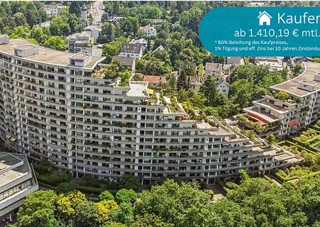 ++ Stadtblick deluxe: Provisionsfrei 2-Zimmer-Wohnung mit Skyline und Pool ++ - Titelbild_mit_Finanzierung