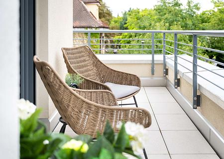 OPEN HOUSE-Besichtigung: Freitag, 21. August | 18-19 Uhr: Faszinierendes Penthouse mit Dachterrasse - Lounge-Feeling auf der Terrasse
