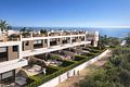 Reihenhäuser mit 3 Schlafzimmern, 2 Bädern, Gäste-WC, Dachterrasse, Meerblick und Gemeinschaftspool in exkusiver Anlage direkt am Meer